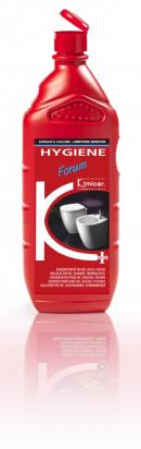 Descaling detergent for WC, showers, swimming-pools, etc.