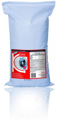 Concentrated detergent for professional washing machines with antibacterial action
